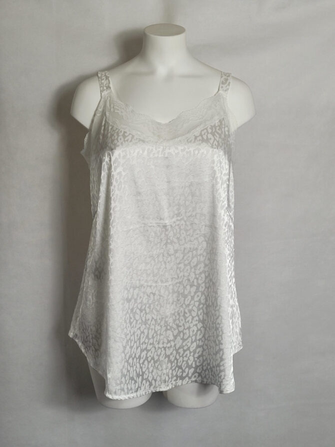 Top bretelle animal blanc – Image 2