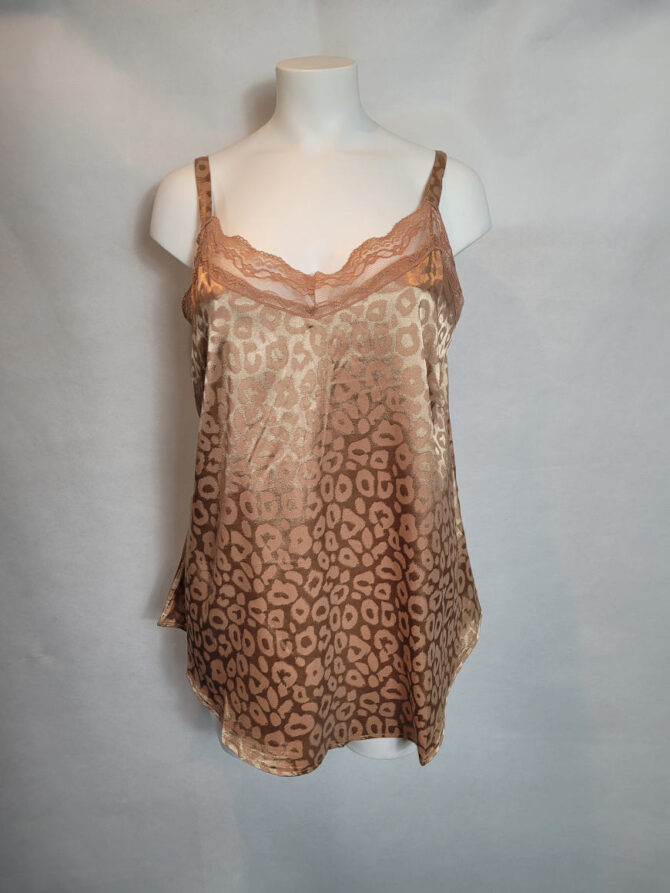Top bretelle élégant animal femme grande taille