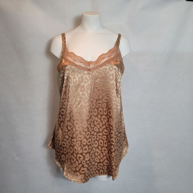 Top bretelle animal camel – Image 2