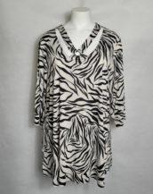 Tunique chic animal femme grande taille
