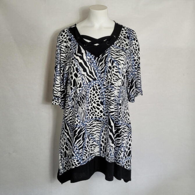 Tunique habillée animal femme grande taille