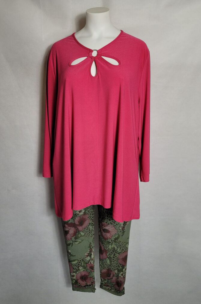 Tunique évasée fushia – Image 3