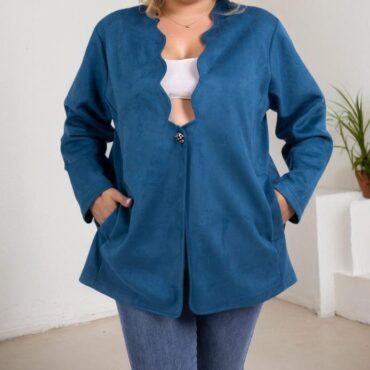 Blouson suedine grande taille