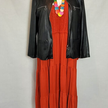 tendance look Robe longue habillée femme
