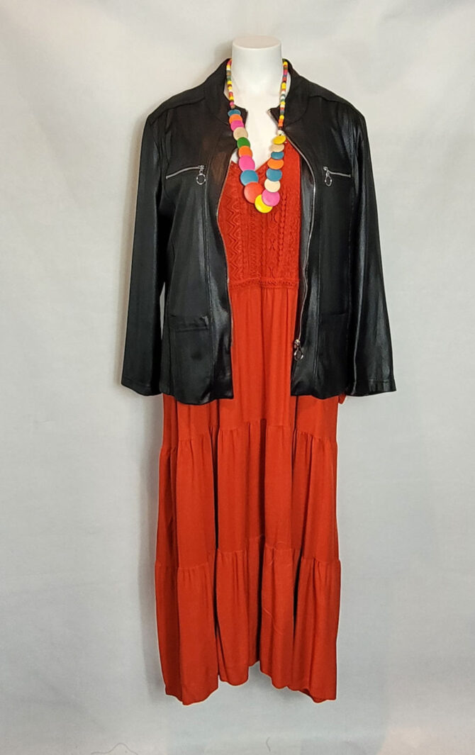 tendance look Robe longue habillée femme