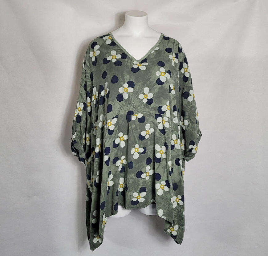 Tunique fleurie grande taille online