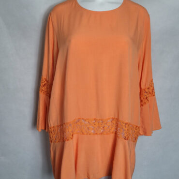 Tunique unie orange