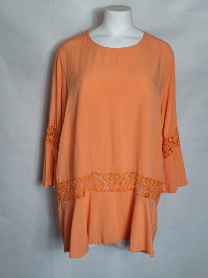 Tunique unie orange