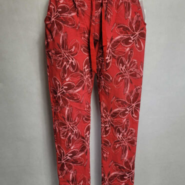 Pantalon original taille haute femme ronde