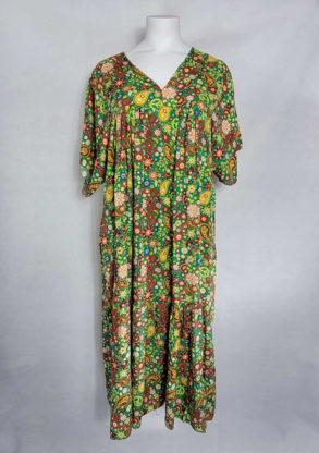 Robe longue colorée femme grande taille