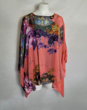 Tunique large florale originale femme ronde