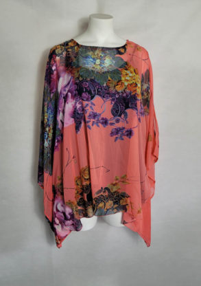 Tunique large florale originale femme ronde