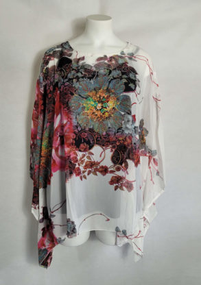 Tunique large originale femme ronde à manches