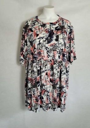 Tunique motif originale femme grande taille
