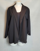 Veste blazer noir habillé femme grande taille