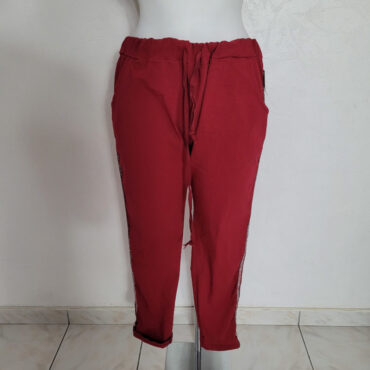 pantalon chino grande taille extensible femme ronde