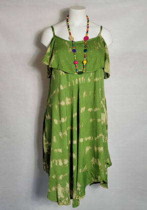 Robe été originale femme grande taille à bretelles