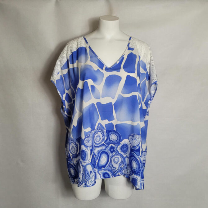 Tunique motif graphic roi – Image 3