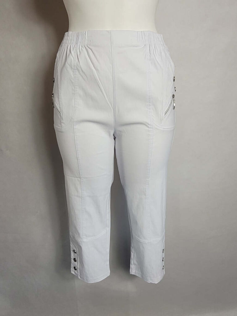 Pantacourt Blanc MC PLANET Taille 40 FR - Neuf Avec étiquettes - Flanelle