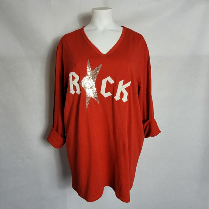 tee shirt long femme grande taille​