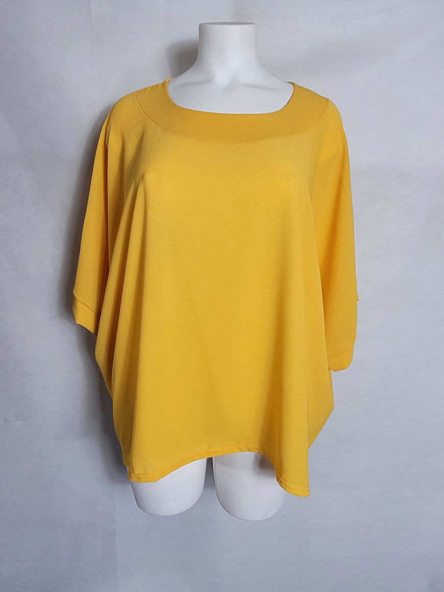Tunique jaune top femme
