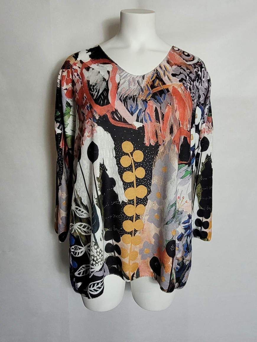 Pull fin color tendance femme grande taille Caprices de madeleine