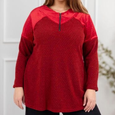 Pull manches longues femme grande taille