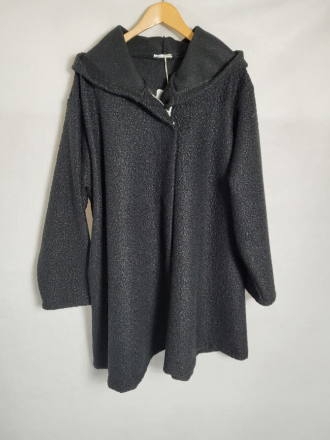 manteau laine femme noir​ grande taille