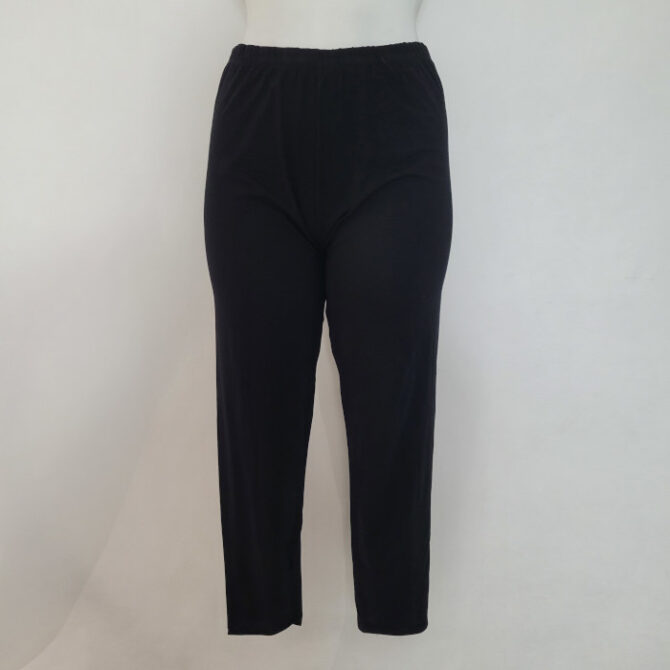 legging femme grande taille , caleçon long noir coton extensible