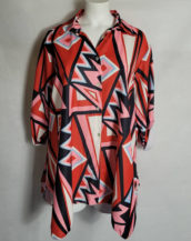 Chemise moderne graphic femme grande taille