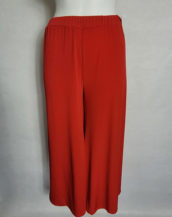 pantalon jupe rouge femme grande taille