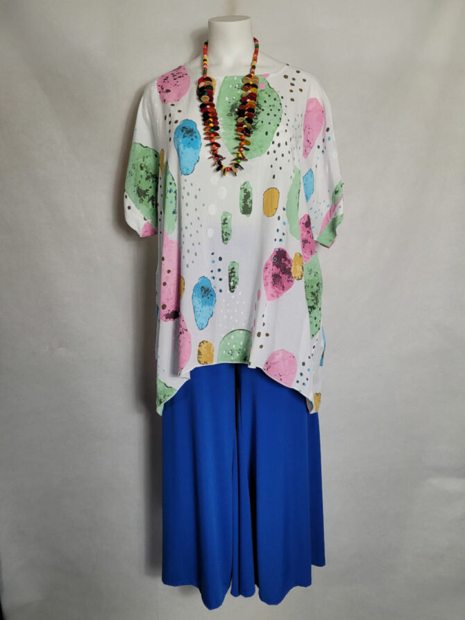 ensemble femme grande taille tunique et pantalon fluide vetement grandes tailles pour femme moderne