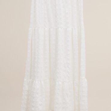 jupe longue blanche bohème femme ronde