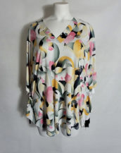 Tunique cape fluide femme grande taille