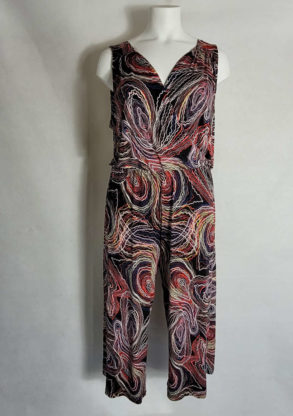 Combinaison large imprimée femme grande taille