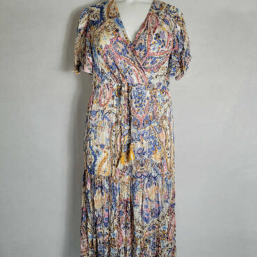 robe longue fleurie boheme chic