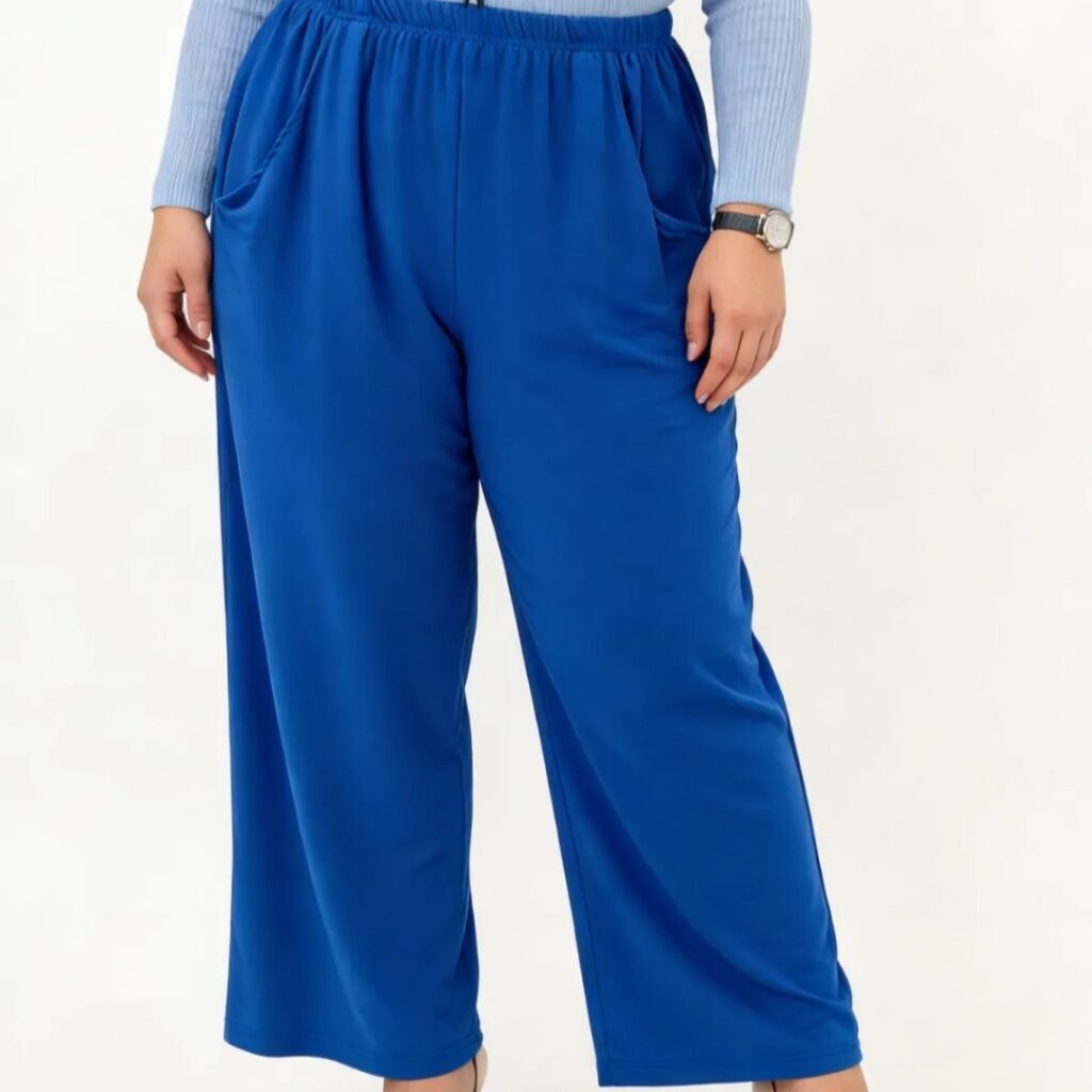 palazzo femme fluide grande taille haute