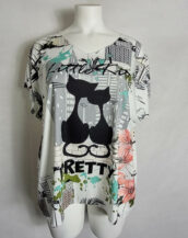 Tshirt original à motif femme grande taille
