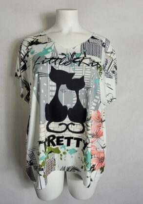 Tshirt original à motif femme grande taille