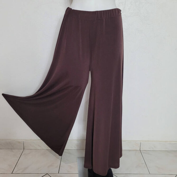 pantalon palazzo fluide​ jupe culotte femme grande taille