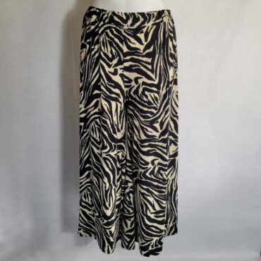 pantalon taille haute large femme