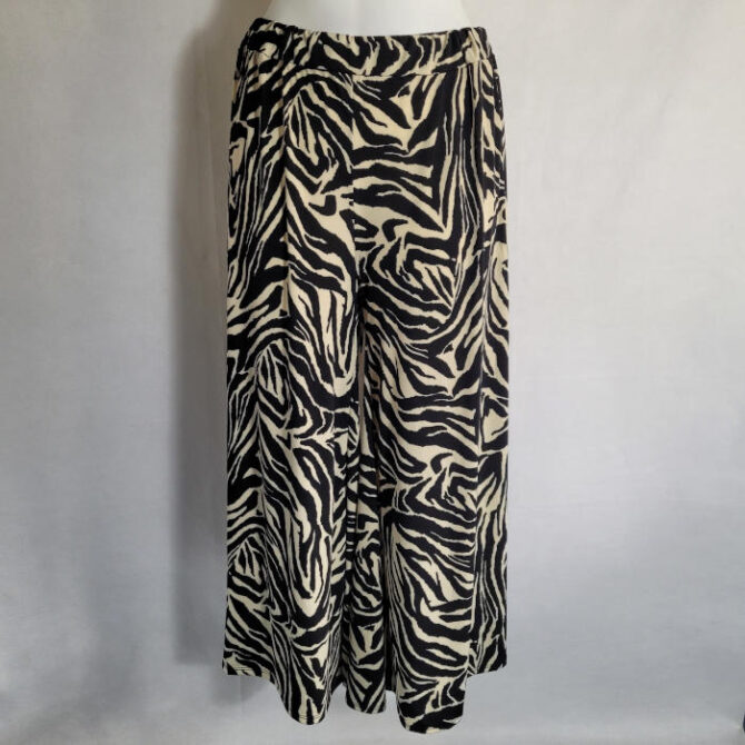 pantalon taille haute large femme