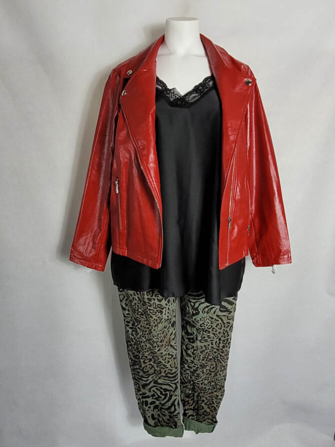 Veste simili cuir femme – Image 2