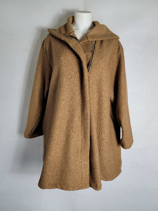 manteau femme camel laine​ pour ronde