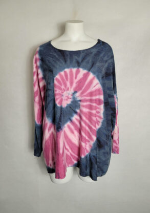 Pull fin oversize coloré femme grande taille