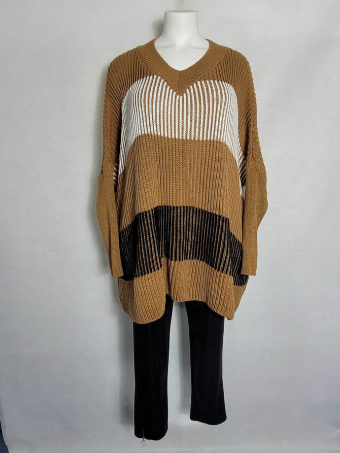 Pull poncho colorblock – Image 3