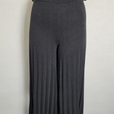 Pantalon large plissé femme pantalon jupe epais noir plissée femme