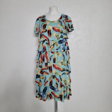 robe pour femme ronde avec du ventre​ robe à froufrou