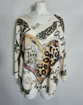 Pull fin animal femme grande taille