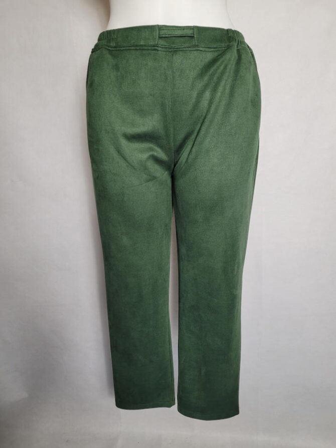 pantalon velours vert femme​